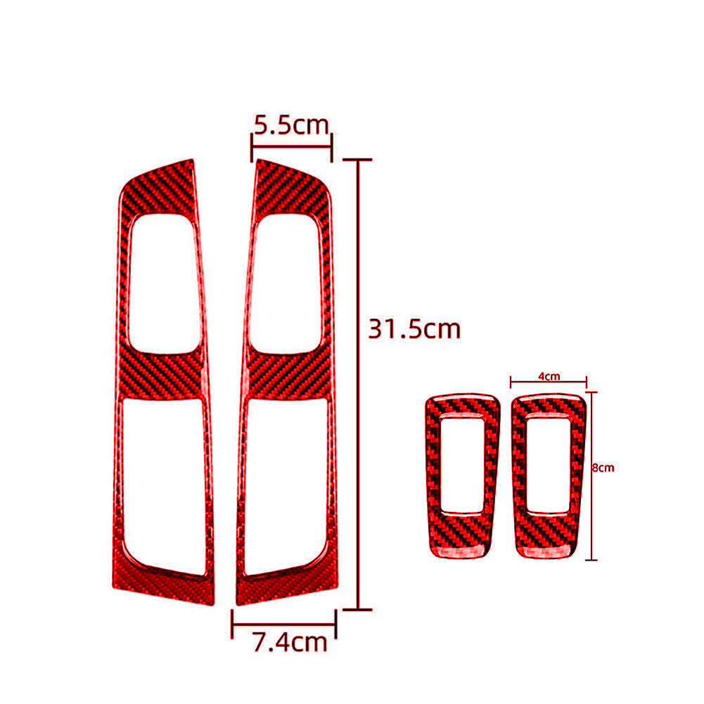8X Carbon Fiber Drive Side Dashboard Panel Cover Trim for Mazda CX-9 2010-2015 v