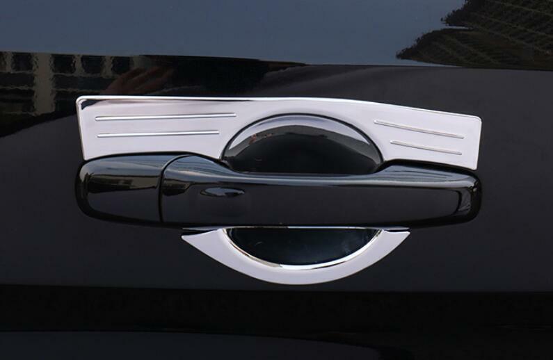 ABS Chrome Outside Door Bowl Cup Cover Trim 4PCS Fit for Ford Explorer 2011-2019