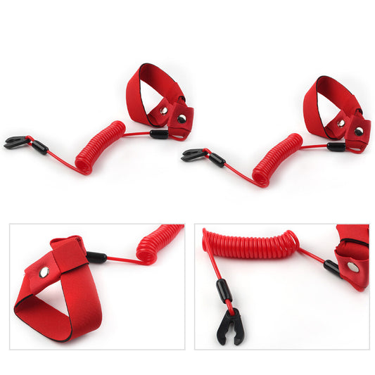 Stop Kill Key Floating Safety Wrist Lanyard Fit for Yamaha Jet Ski Wave Runner 2pcs Q