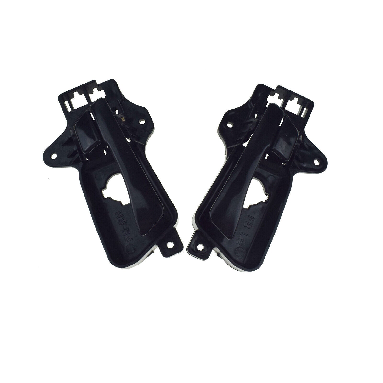 for Hyundai for Elantra 2009-12 Front Left  Right Interior Door Handles Black Pair