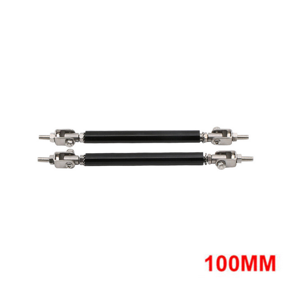 100MM Adjustable Front Bumper Lip Splitter Strut Rod Tie Support Bar for Dodge Q