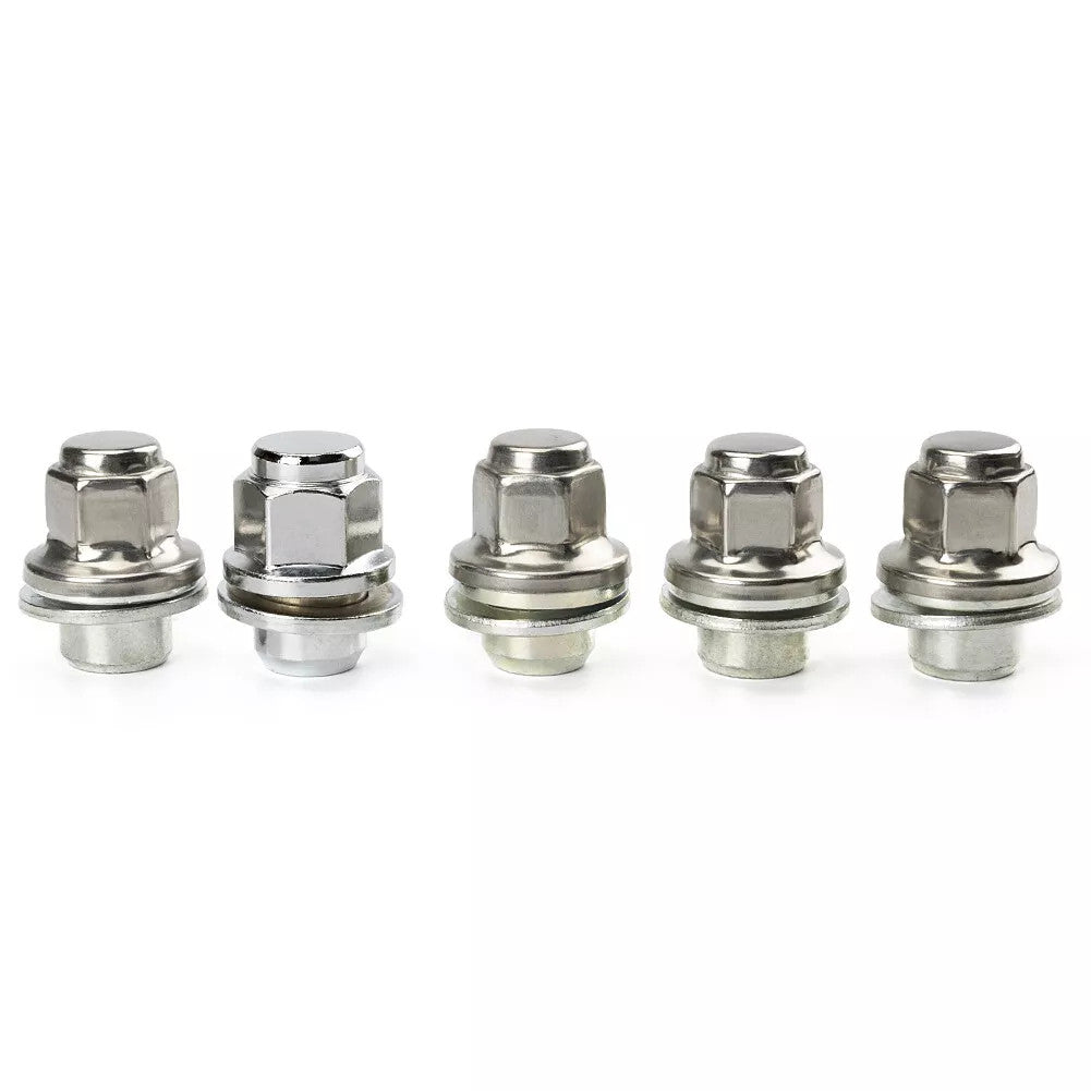5X Stainless Steel Lug Nuts Fit for Jaguar S-Type X-Type XJ XF C2C35294010 1999-2011 Q