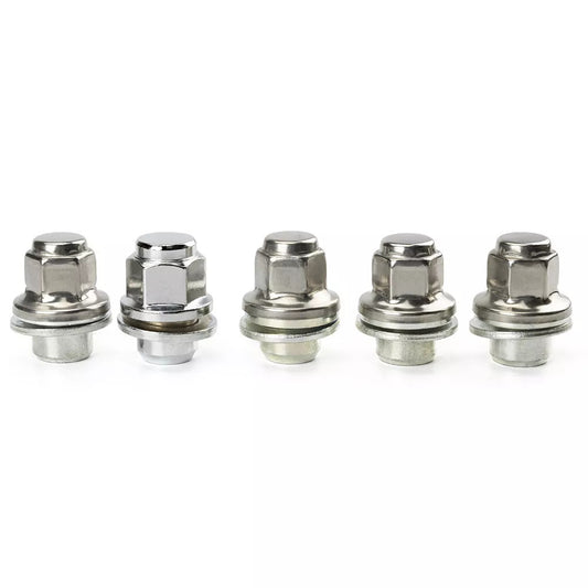 5X Stainless Steel Lug Nuts Fit for Jaguar S-Type X-Type XJ XF C2C35294010 1999-2011 Q