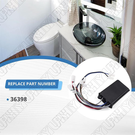 1 Set Toilet Automatic Flush Controller 36398 For RV Toilet Q