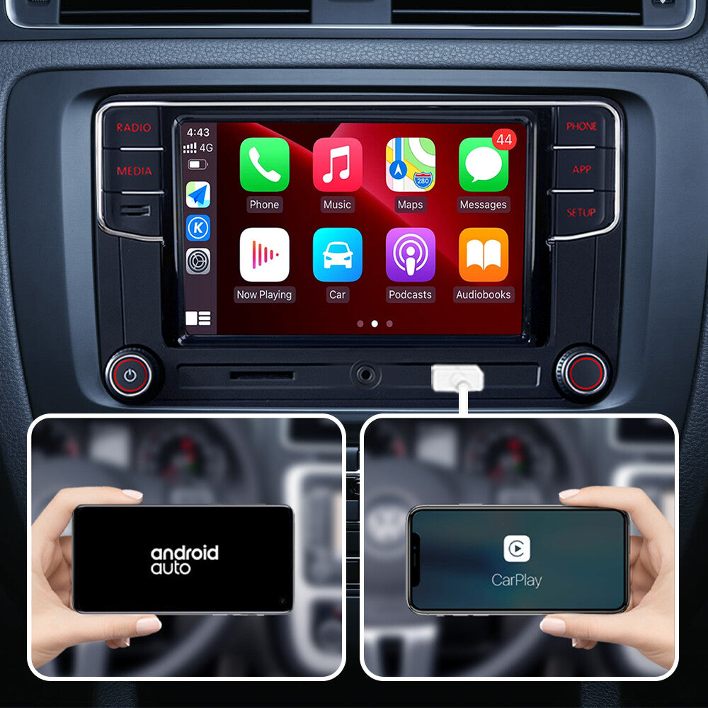 F¨¹r for VW for Jetta 6.5 RCD330 Plus RCD330 187G Autoradio Stereo CarPlay Android Auto