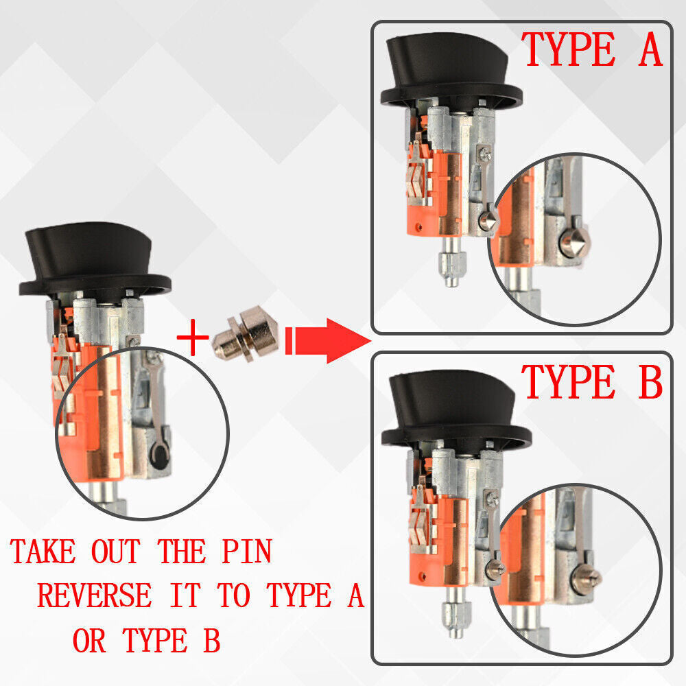 For 1997-2007 for Ford F150 F250 F350 F450 Ignition Door Lock Cylinder Kit w/ Keys