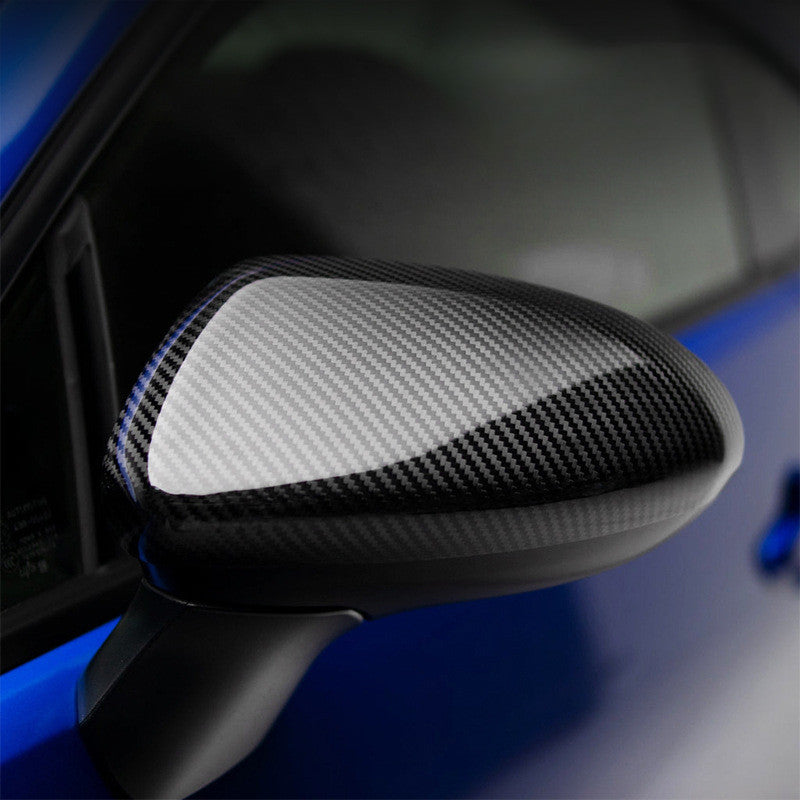 Genuine carbon fiber decorative protective cover for car rearview mirrors, suitable for Subaru BRZ 22-23