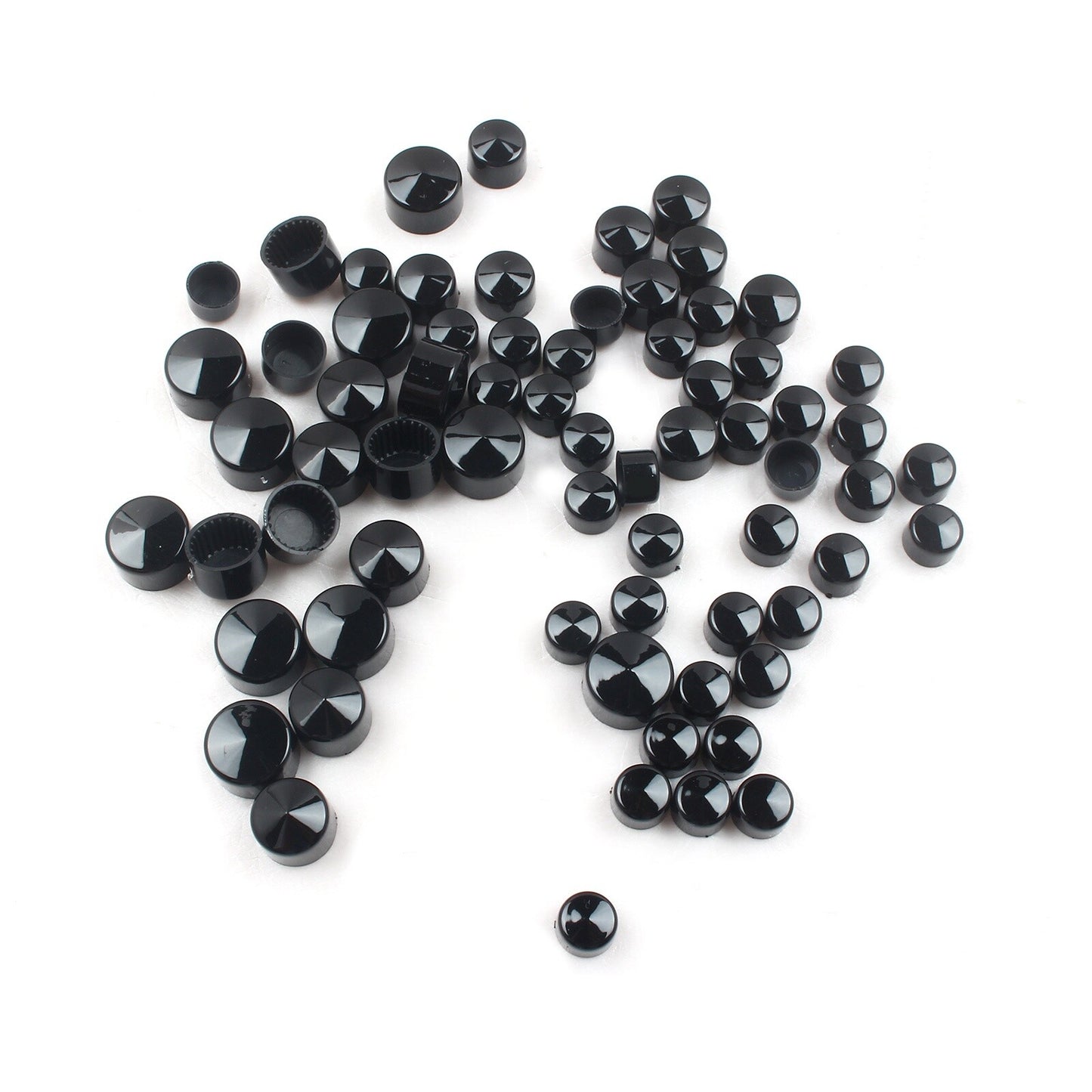 CNC Black Motor Engine Bolt Cover Caps for Harley Street Glide Road King Softail Q