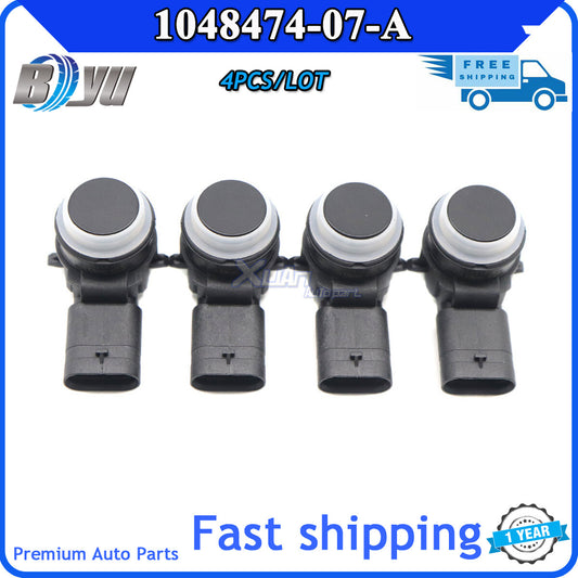 4-piece new bumper PDC for Tesla for Model S X14-16 1048474-07-A parking assist sensor Q