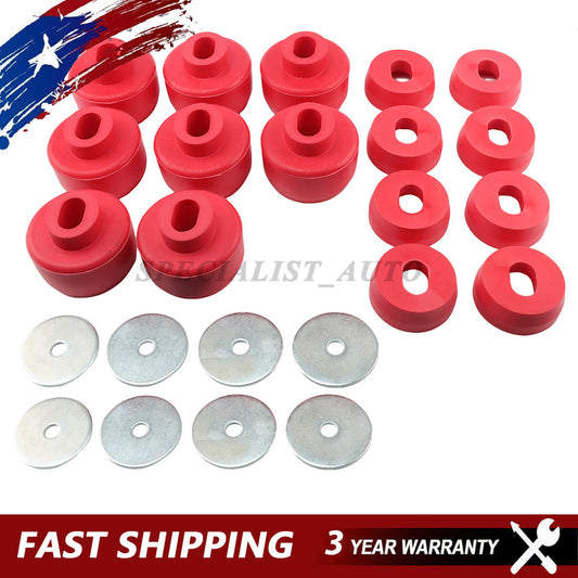 For 1999-2014 for Chevy Silverado & for Sierra 2WD/4WD Body Cab Mount Bushing Kit 7-141 Q