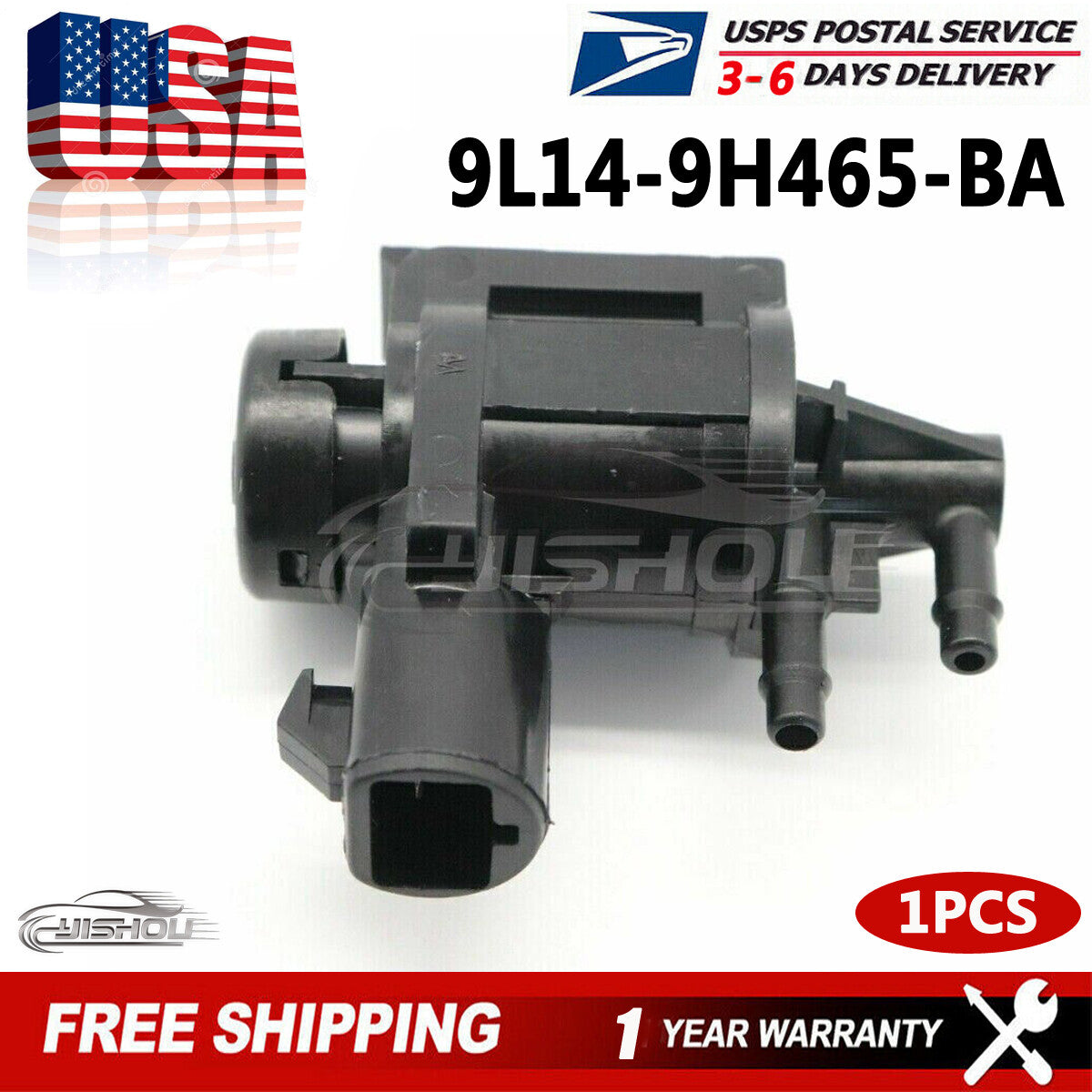 New 9L14-9H465-BA Vacuum Solenoid Valve for Lincoln for Ford F-150 Expedition 5.4L