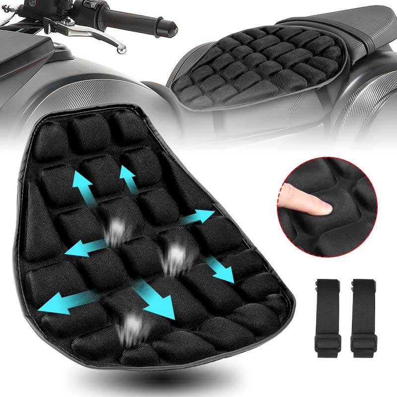 Motorcycle 3D Comfort for Seat Cushion Cover Pillow Pad Pressure Relief Motorbike