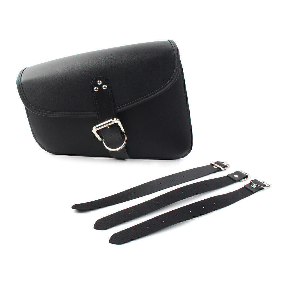 PU Leather Saddlebag Saddle Bag for Harley Sportster Iron 72 883 1200 Left Side Q