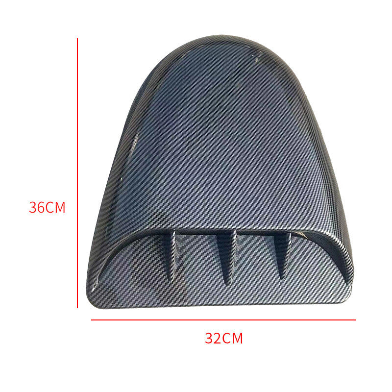 General Motors decorative air intake hood scoop ventilation cap cover carbon fiber - n
