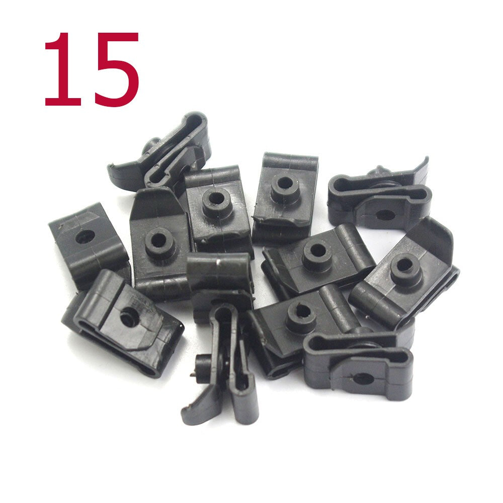 15pcs Bumper Fender Nylon Clip U Nut 12 Screw Retainer for Toyota for Camry RAV-4