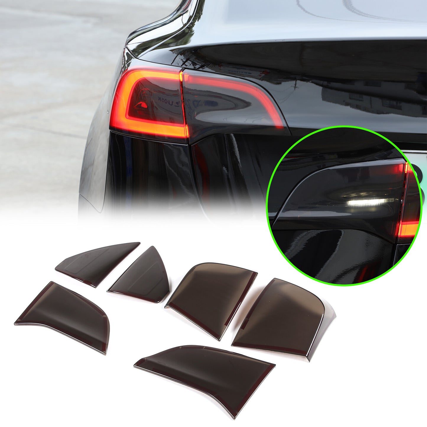 ABS glossy black front fog light ring trim for Infiniti G Series 2010-2013