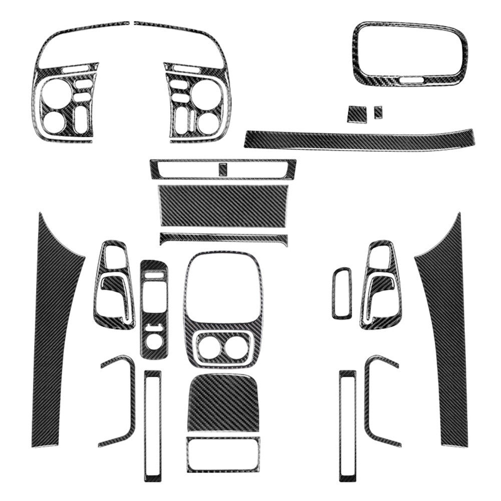 Red Carbon Fiber Door Handle Trim for Jetta Sedan 2011-2014 Type B v
