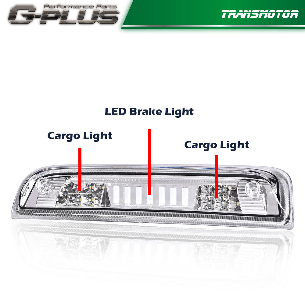 Fit For 14-18 for Sierra / Silverado for CHRome I-Style LED 3rd Brake Light Cargo Light - v