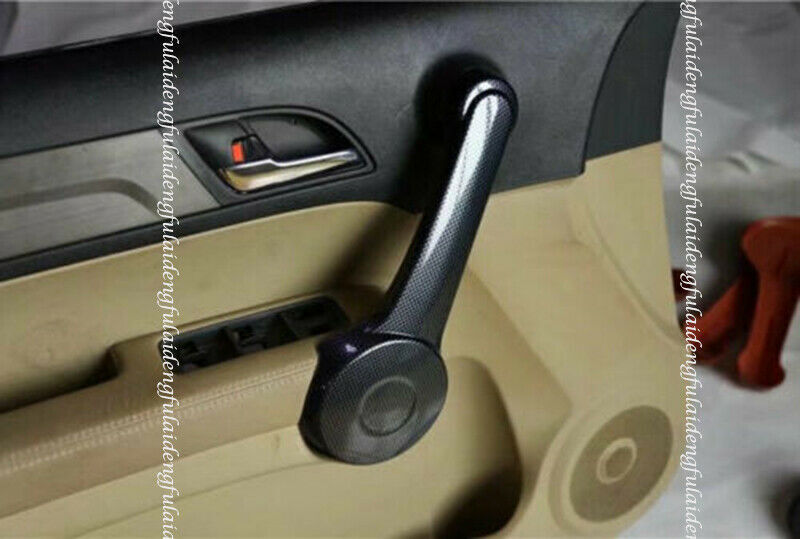 for Honda CR-V 2007-2009 Carbon fiber Interior Door Armrest Molding Cover Trim