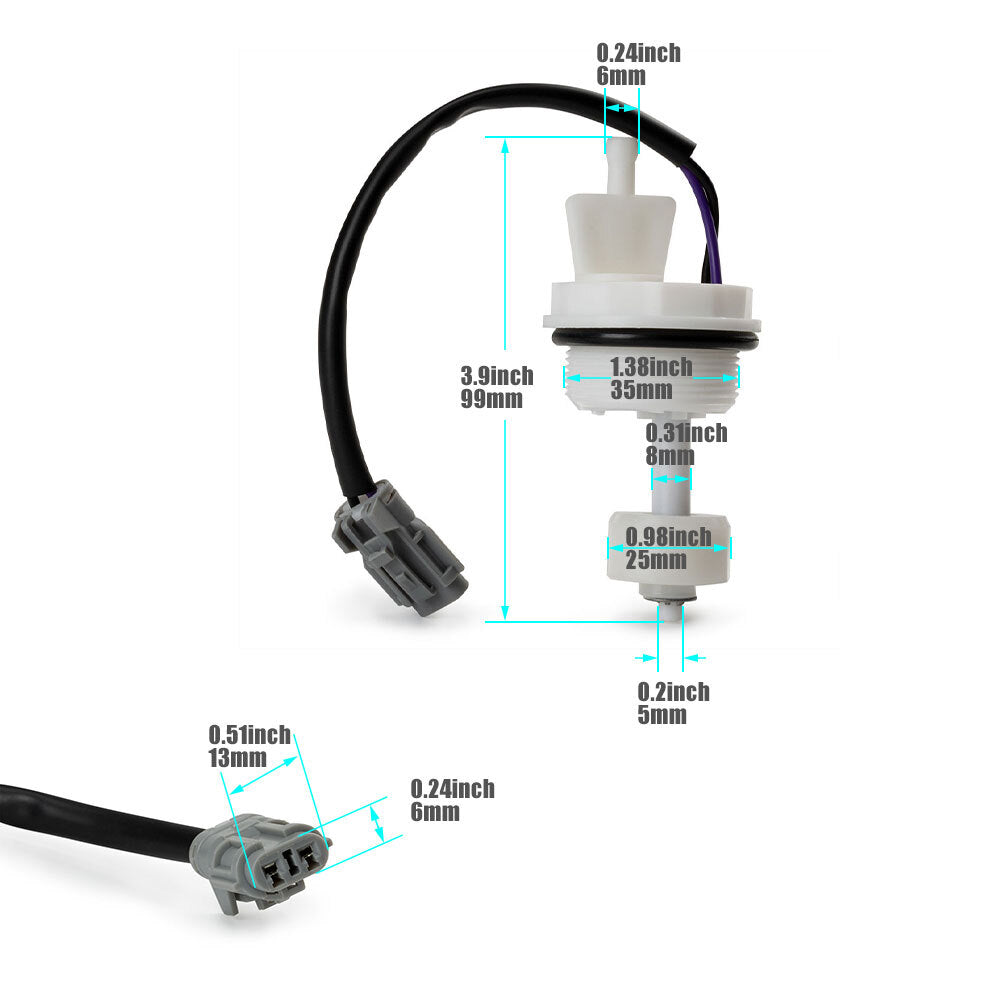 Water in Fuel Indicator Sensor fit for Chevy Silverado for GMC for Sierra Duramax 6.6L Q