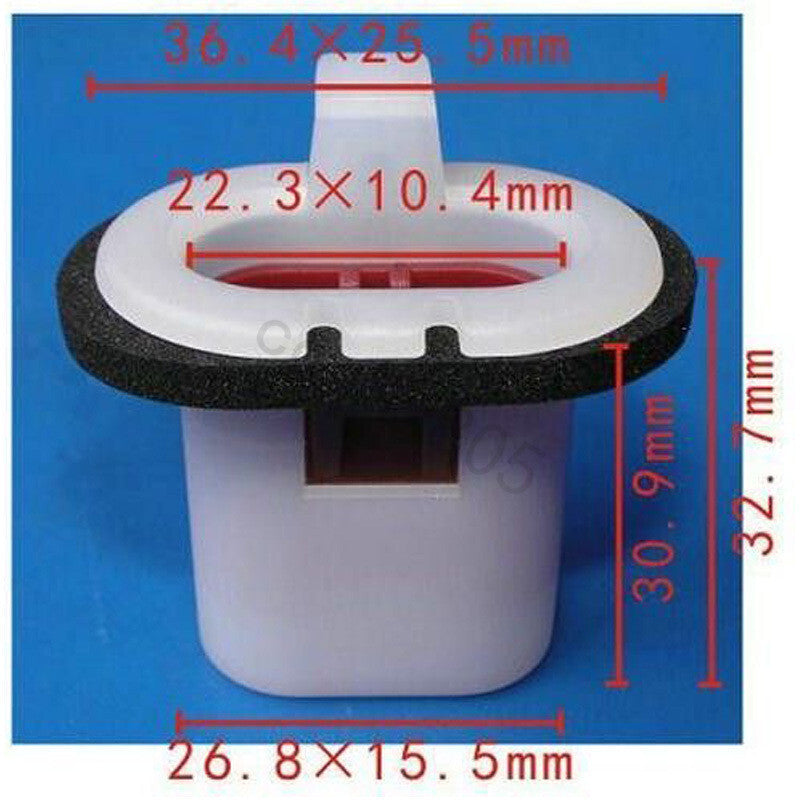 4 Pcs Car Rear Cushion for Seat Screw Fixing Clips Grommet for Nissan for X-trail Q