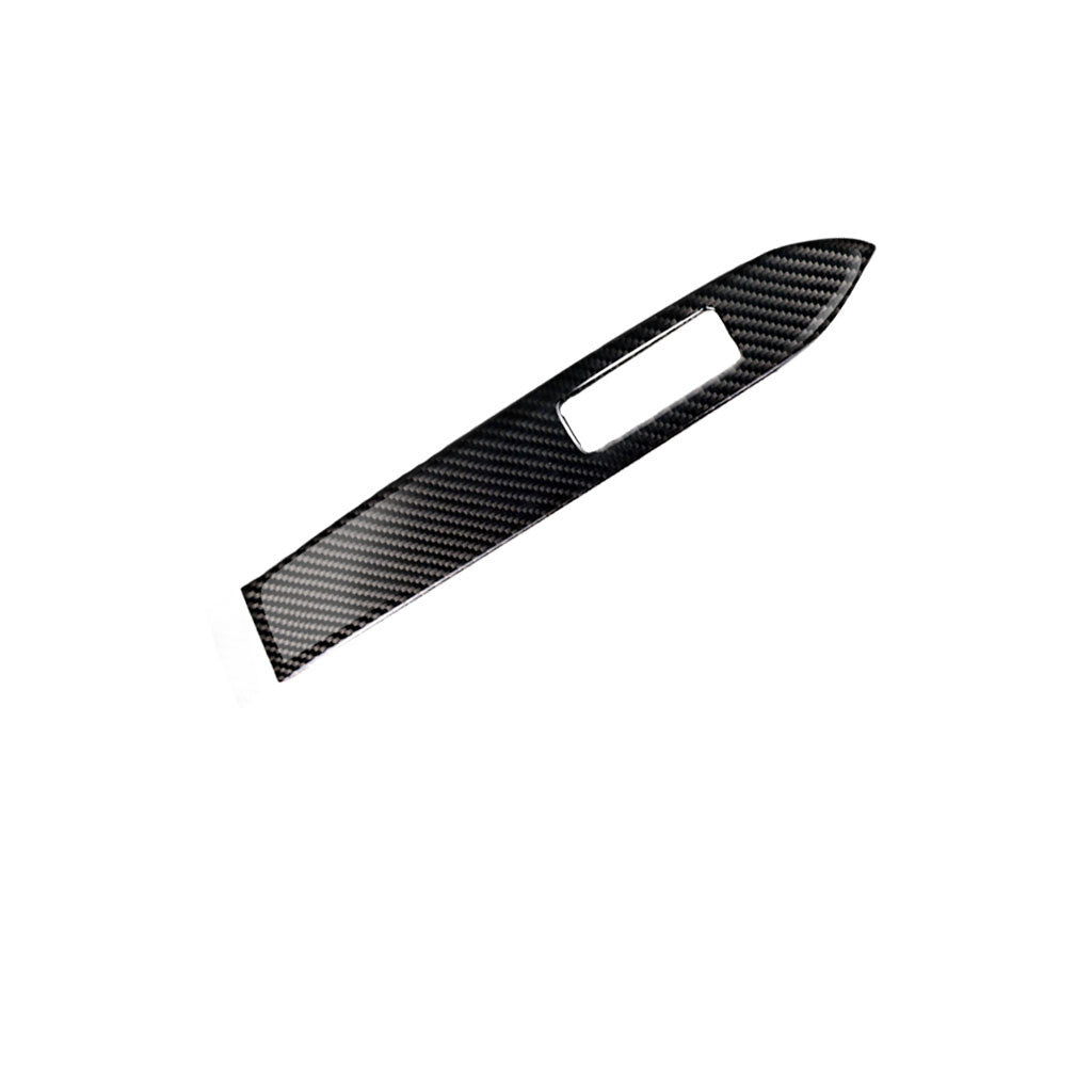 Carbon Fiber Black Interior Dashboard Panel Cover Trim for Mustang 2015-2019 n