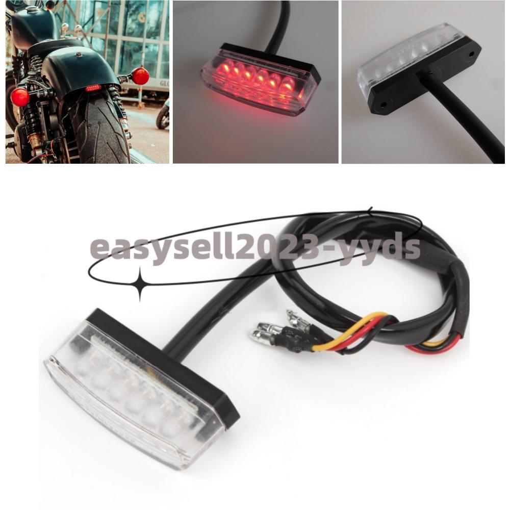 12V 6 -LED Motorcycle for Mini Rear Running Stop Brake Bright Lamp Bike Tail Light