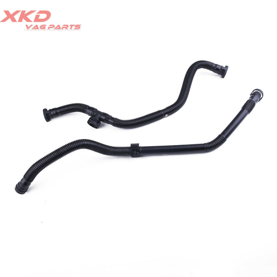 2* Crankcase Breather Hose Fit for Audi Q7 4.2L BAR 4L0131206 4L0131206A Q