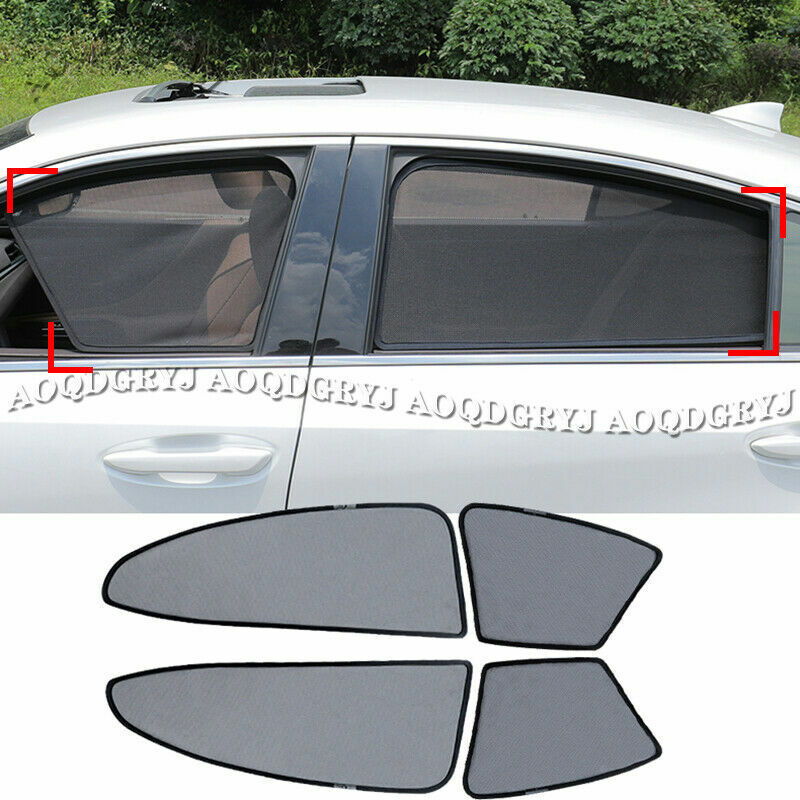 4P Car Window Sun Shade Shield Blind Mesh for Lexus ES350 ES300h ES250 2019-2022
