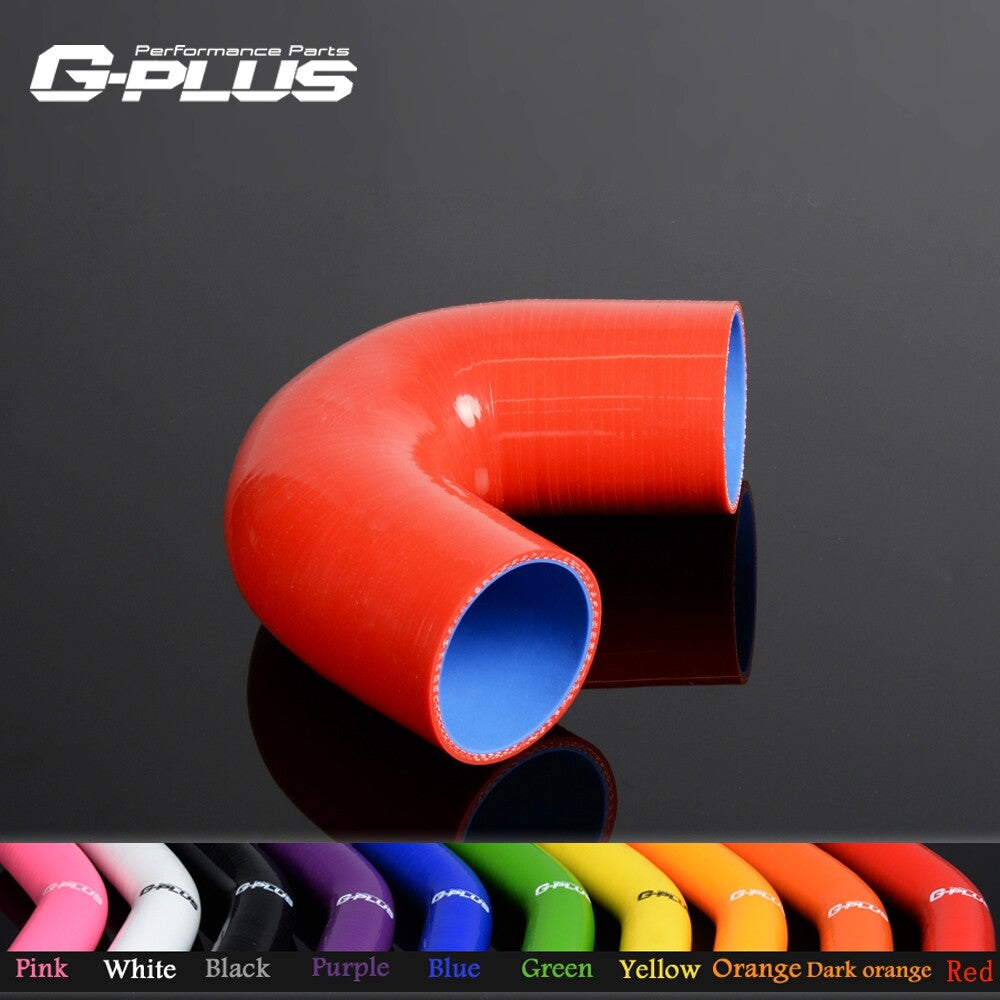 Fits 4.5-inch and 4 1/2-inch elbow couple's red silicone coolant hose 135¡ã 114 mm