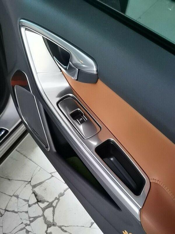 for Volvo V60 S60 2012-2019 Silver Titanium Glass Window Lifting Lock Panel Trim