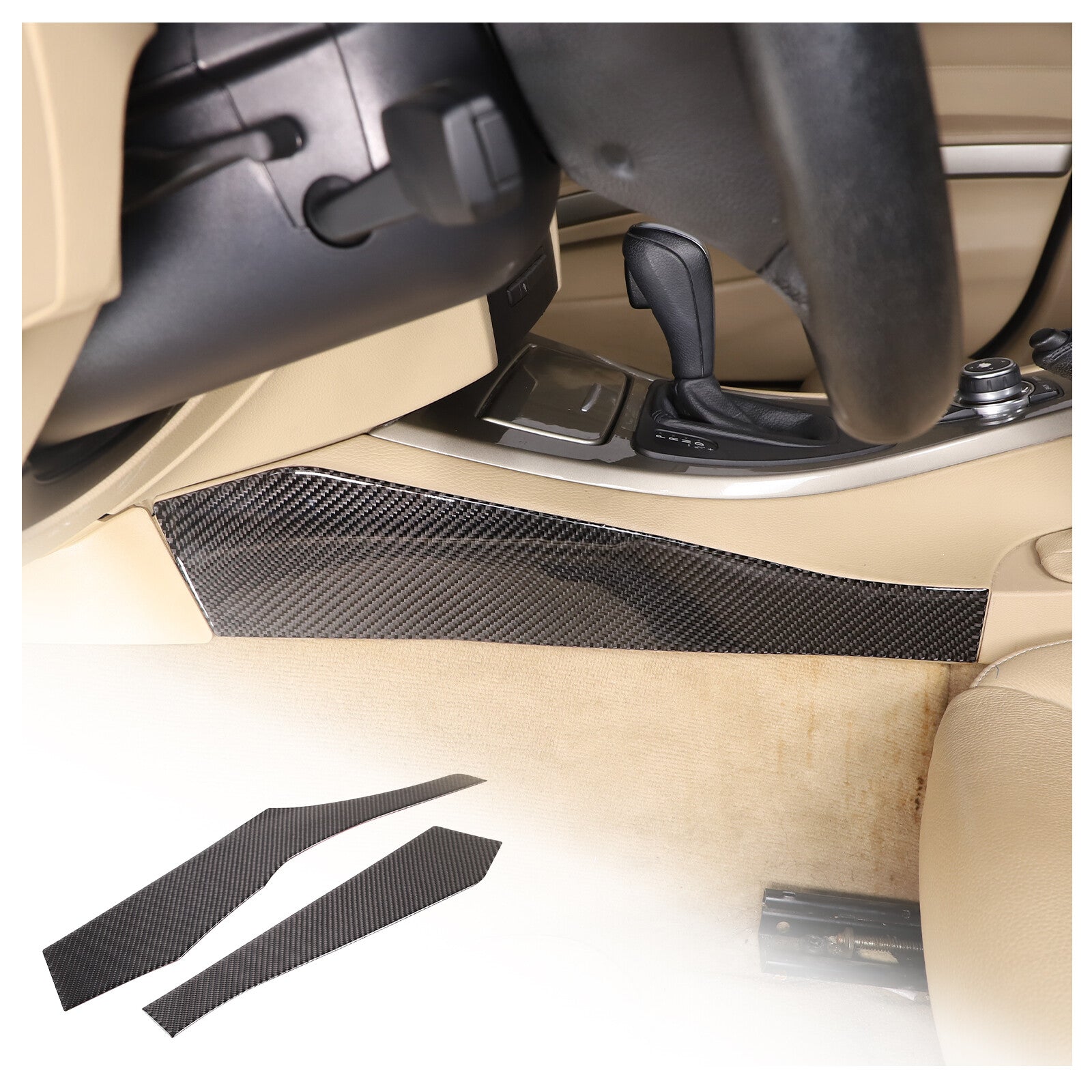 ABS carbon fiber fuel tank cap sticker decorative cover suitable for Maverick 2022-2023- v