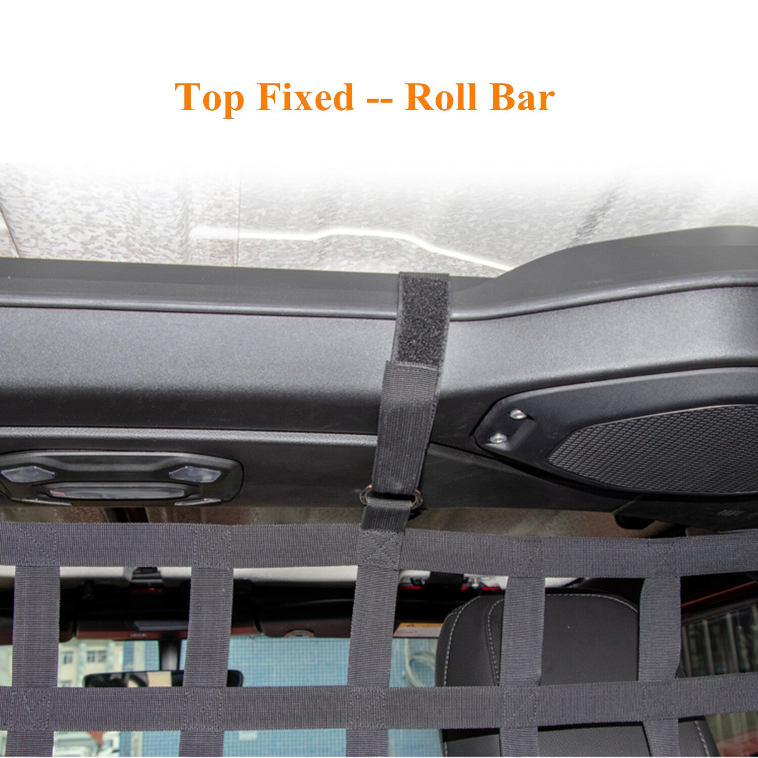 Pet Barrier for Jeep for Wrangler JK JL 2007-2025 Dog Car Barriers Mesh Net Black x1