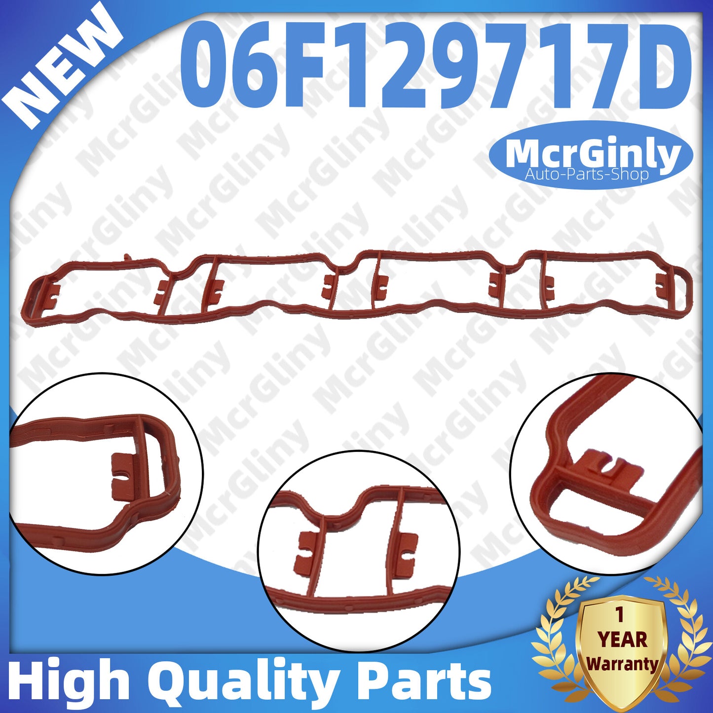 Engine intake manifold gasket #06F129717D is suitable for Eos CC for Passat , for Audi A6, for A8 , TT, and Q5. n