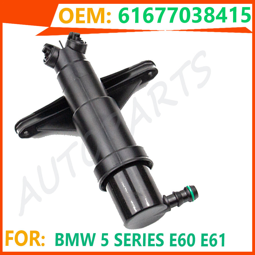 Car wash headlight left washing machine spray nozzle suitable for 5 E60 E61 61677038415- n