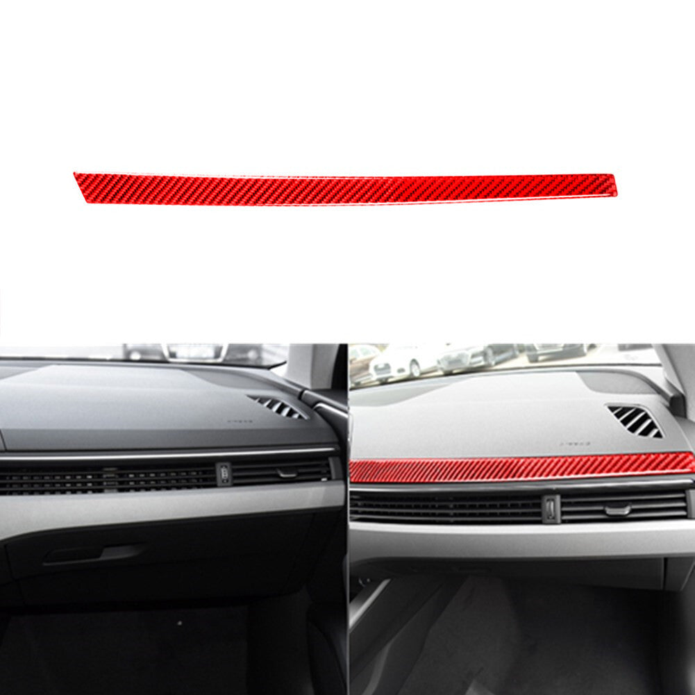 Red Carbon Fiber Interior Side Air Vent Outlet Cover Trim for Acura TSX 2009-14 v