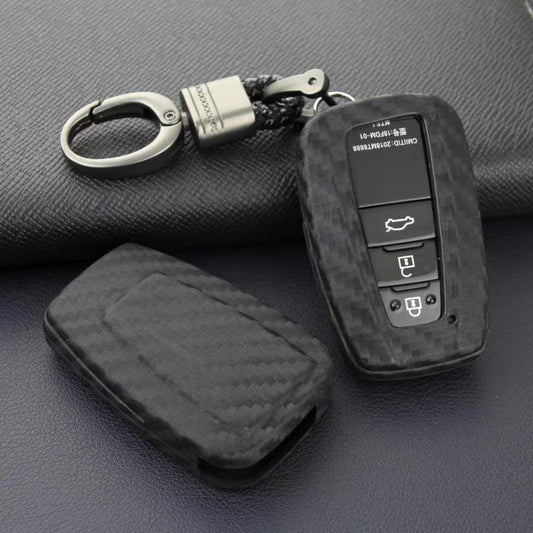 for Toyota for Camry for Corolla C-HR LC150 for Smart Key Fob Chain Cover Case Accessories