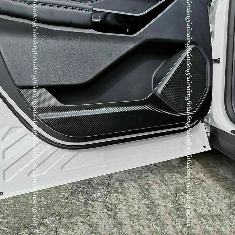 Red Carbon Fiber Interior Front Window Control Cover Trim for Lincoln for Navigator v