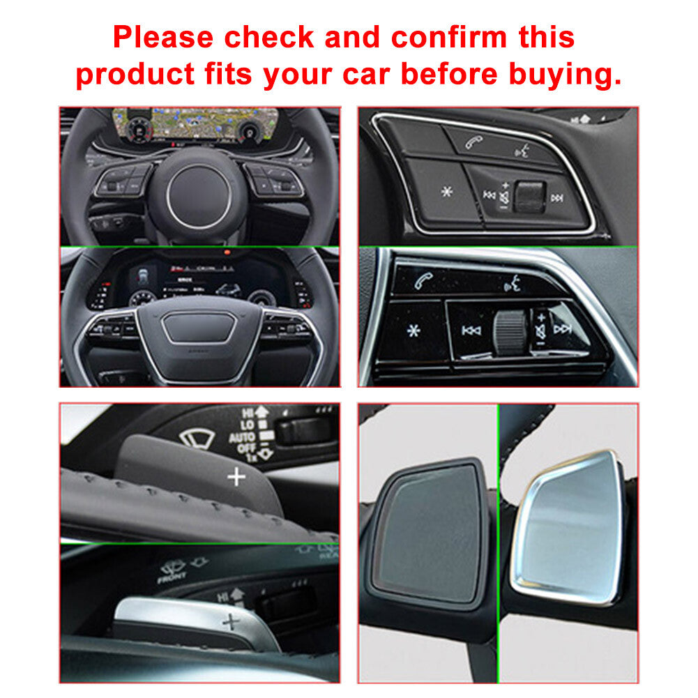 Alu Steering Wheel Shift Paddle Shifter Extension Fit for Audi A6 C8 4KA for A8 S4 2020