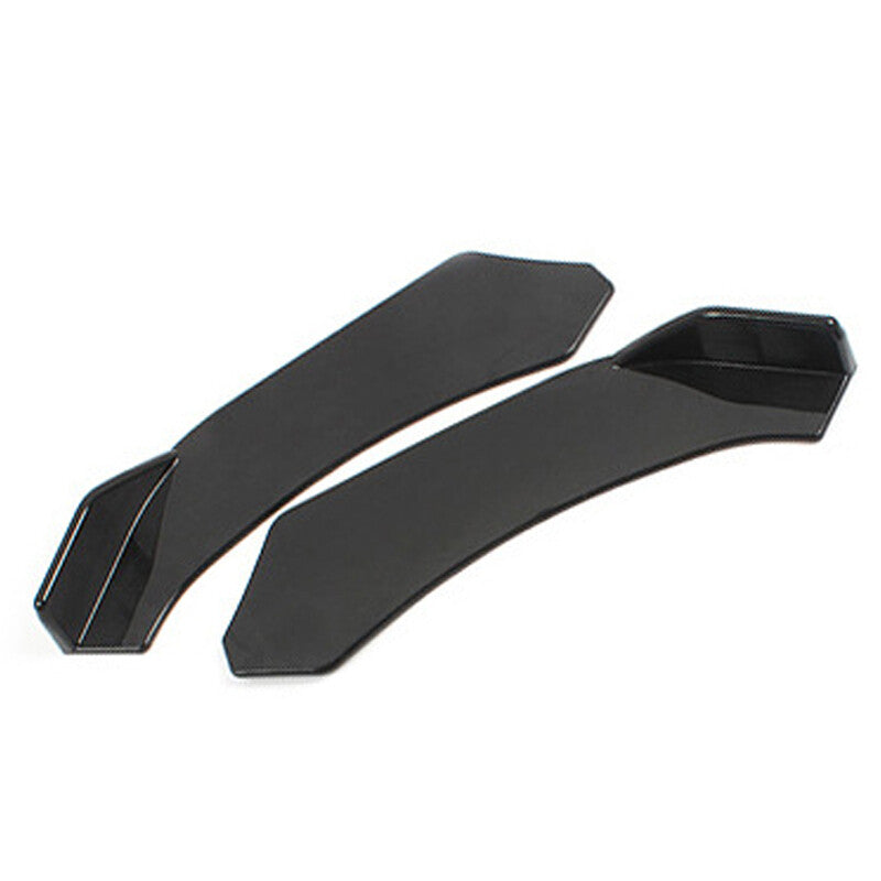 US STOCK Car Black Front Bumper Lip Body Kit Spoiler Wing Parts Accessories v