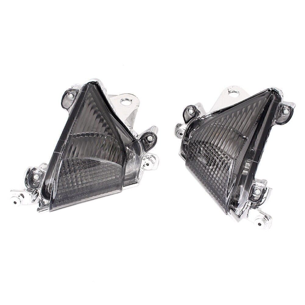 Indicator Turn Signal Blinker Lamp Smoke Lens For Fit for Kawasaki ZX10R 04-05