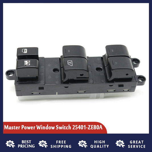 2008-2012 for Nissan Sentra 4-door 2.0L L4 Left front drive side window switch