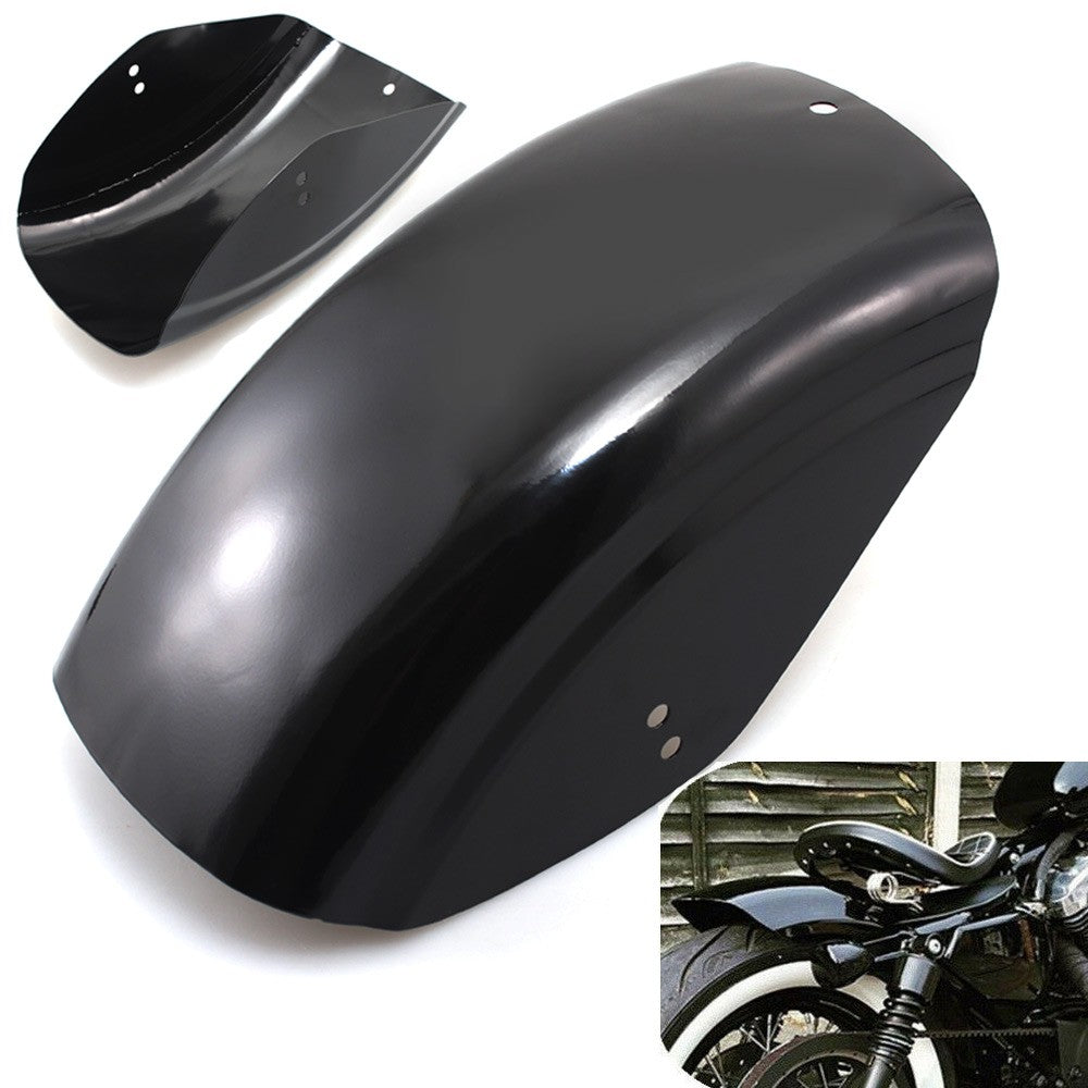 Gloss Black Motorcycle Rear Fender Mudguard for Harley Bobber Sportster 883 1200 Q