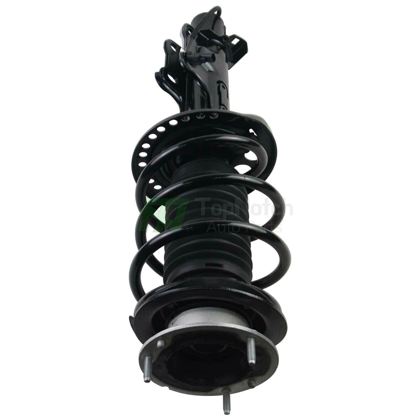 Two-piece front shock absorber kit with electric adjustment for Lincoln MKZ 2013-2020 3.7L and 2.0L models.