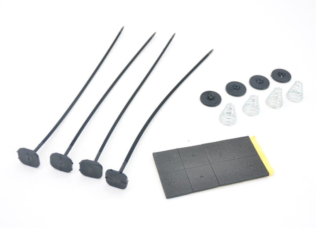 4SET AUTOMOTIVE ELECTRIC FAN ZIPTIE STRAP COMPLETE RADIATOR FIN MOUNTING KIT