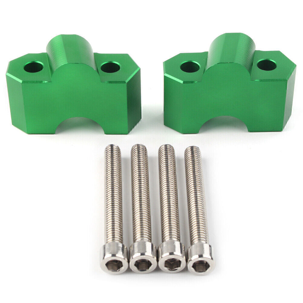Motorcycle Handlebar Riser Clamp Fit for Kawasaki Z750 2004-2012 Z1000 03-2016 Green Q