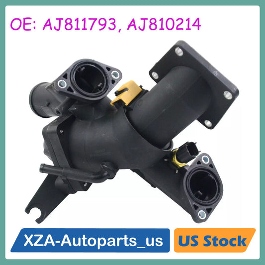 Thermostat Housing Assembly for Jaguar S-Type XF Super V8 XJ8 XJR XKR AJ811793 Q