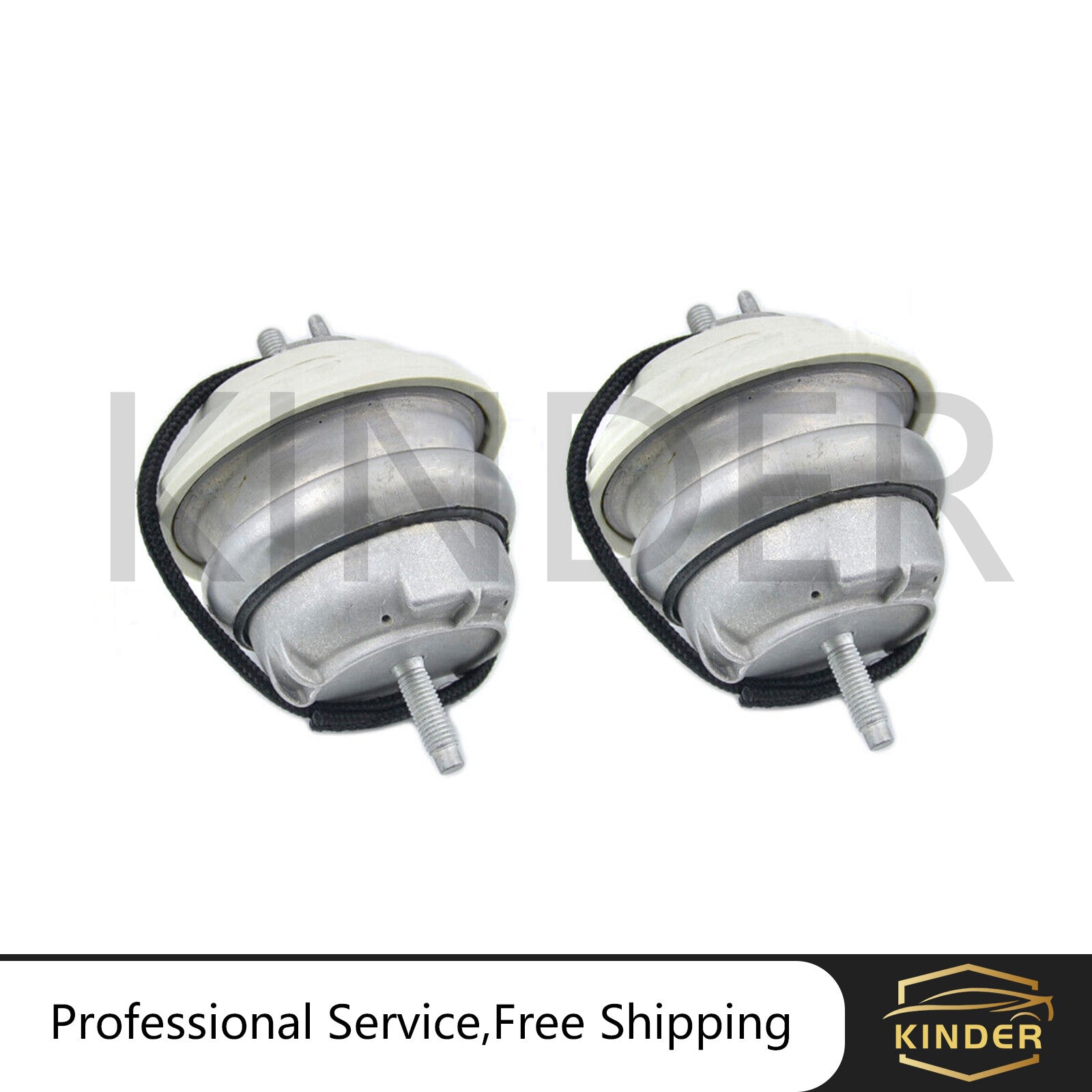 1Pair Engine Motor Mount Front Left + Right Fit for Jaguar for XF 2009-2012 3.0 Q