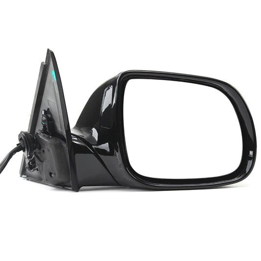 Side mirror passenger Rh applicable to 2016-2017 for Audi Q5 manual folding with signal black 6-line - n