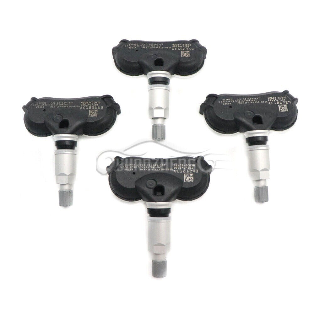 42607-0C070 4-piece brand new TPMS tire pressure sensor set for Tenderloin 2007-2015- v